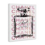 Perfume Bottle with Words' Graphic Art Print - Image 2