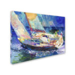 Sailboat' Print on Canvas - Image 6