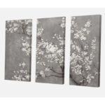 White Cherry Blossoms II' Painting Multi-Piece Image on Canvas - Image 3