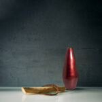 31.5" Spun Bamboo Tall Floor Vase - Sleek Matte Finish, Elegant Home Decoration, Modern Accent Piece, Living Room Decor, Handcrafted Bamboo Art, Contemporary Interior Design, Unique Tall Vase - Image 7