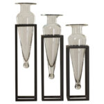 3 Piece Glass Table Vase - Image 4
