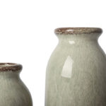 6.1-7.9 Inch 2 Pcs Rustic Ceramic Vase Set - Image 6