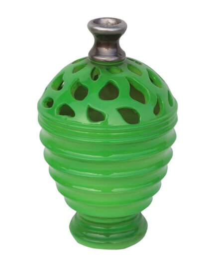 9.5″ Hollowed Laser Cut Vase - Chic Decora