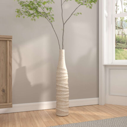 Aaris Ceramic / Porcelain Floor Vase - Chic Decora