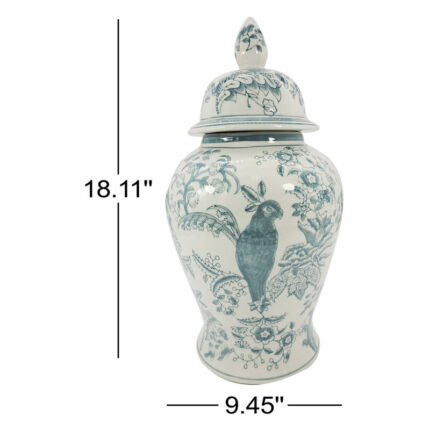 Abdulai Porcelain China Ginger Jar - Chic Decora