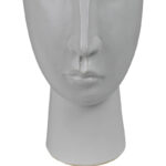 Abhaki 10" Stoic Face Vase - Image 3