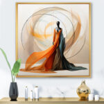 Abstract Contemporary African Dancer I - Woman African American Wall Art - Image 2