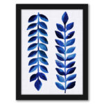 Abstract Framed Coastal Gallery Wall Art On Paper (6 Pieces) - Image 8