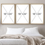 Abstract Landscape " Minimalist Landscape With A Ballet Dancer " 3 - Pieces - Image 3