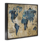 Abstract World Map by Art Licensing Studio - Print - Image 2