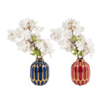 Addington Stoneware Ceramic Vase Modern Decorative Accent with Sculptural Design - Image 2