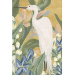 Adharv " Floral Egret I " by June Erica Vess