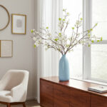 Agaba Textured Stoneware Ceramic Vase - Modern Decorative Accent - Image 7