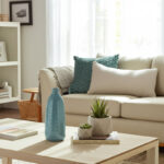 Agaba Textured Stoneware Ceramic Vase - Modern Decorative Accent - Image 2