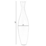 Aguasvivas Tall Modern Bamboo Trumpet Floor Vase - Elegant Decoration, Modern Accent Piece - Image 5