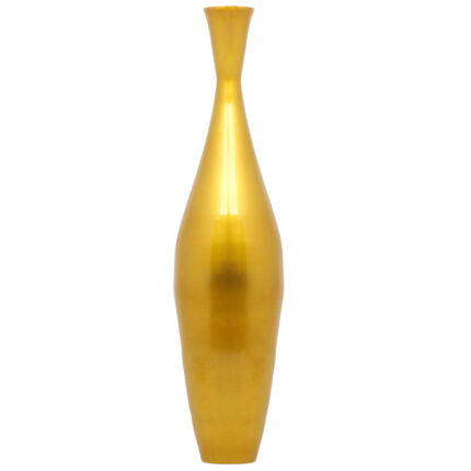 Aguasvivas Tall Modern Bamboo Trumpet Floor Vase – Elegant Decoration, Modern Accent Piece - Chic Decora