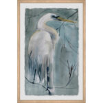 Aife " Perched Crane " by Marmont Hill Painting Print
