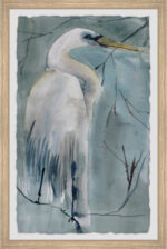 Aife " Perched Crane " by Marmont Hill Painting Print - Image 2