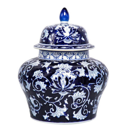 Ailis Ceramic / Porcelain Ginger Jar - Chic Decora