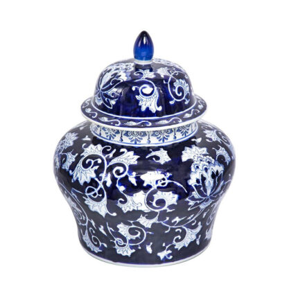 Ailis Ceramic / Porcelain Ginger Jar - Chic Decora