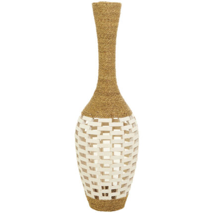 Alachua Wood Floor Vase - Chic Decora