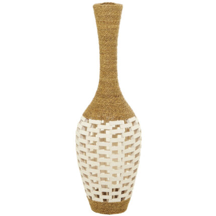 Alachua Wood Floor Vase - Chic Decora