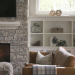 Alan 8" Clear and Black Glass and Metal Abstract Cylinder Table Vase - Image 4