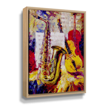 All That Jazz Print on Canvas - Chic Decora