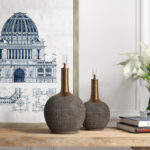 Allbritton Handmade Ceramic Decorative Bottle