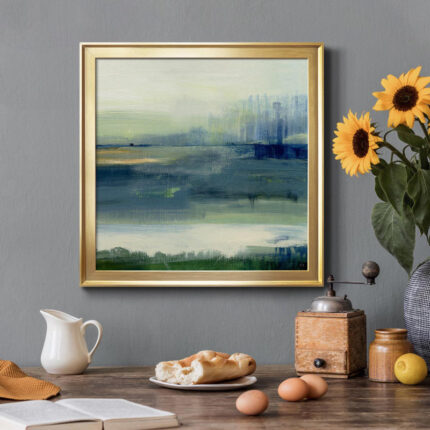 Ameema ” Glistening Meadow Detail II ” Painting Print - Chic Decora