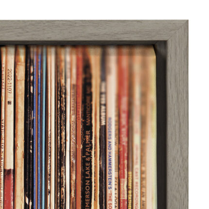 Amir ‘Sylvie Record Album Sleeves’ by Robert Cadloff – Picture Frame Photograph Print on Canvas - Chic Decora