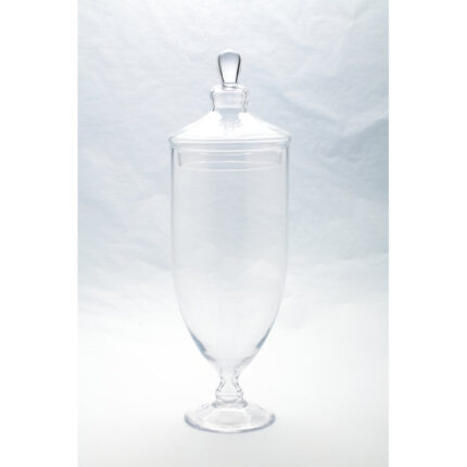 Amita Handmade Glass Apothecary Jar - Chic Decora