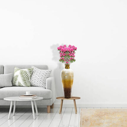 Amparo Decorative Tall Floor Vase, 20″ Tall vase, Glass Mosaic Vase - Chic Decora