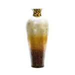 Amparo Decorative Tall Floor Vase, 20" Tall vase, Glass Mosaic Vase