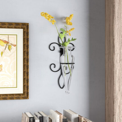 Amphora Vase on Fleur de Lis Sconce - Chic Decora