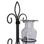 Amphora Vase on Fleur de Lis Sconce - Image 3