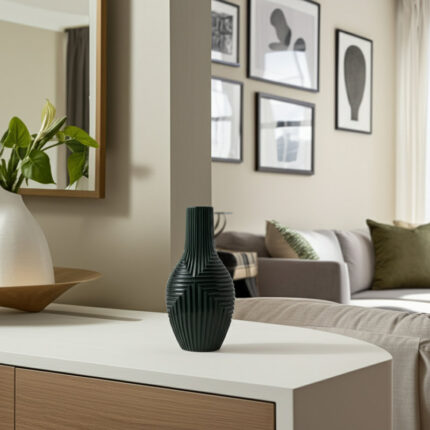 Amrita Tribal Modern Ceramic Vase - Chic Decora