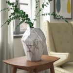 Anderson-Brown White/Gray 12" Ceramic Table Vase - Image 3