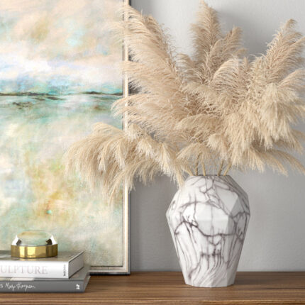 Anderson-Brown White/Gray 12″ Ceramic Table Vase - Chic Decora