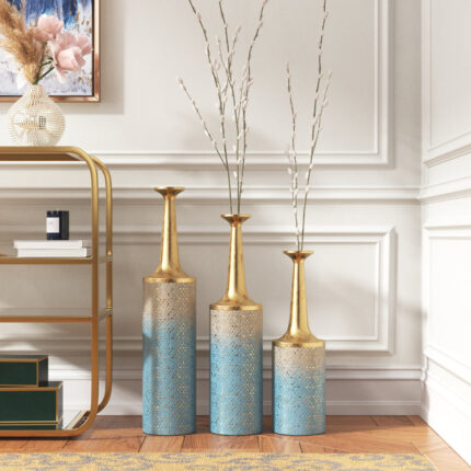 Annamarie Metal Floor Vase - Chic Decora