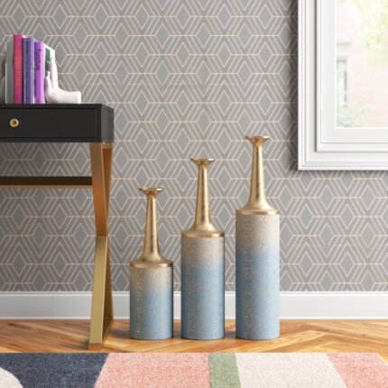Annamarie Metal Floor Vase - Chic Decora