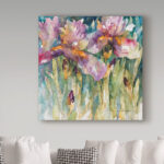 Annelein Beukenkamp " Siberian Iris Purple " by Annelein Beukenkamp