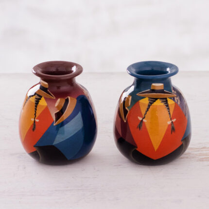 Annelis Handmade Ceramic / Porcelain Table Vase (Set of 2) - Chic Decora