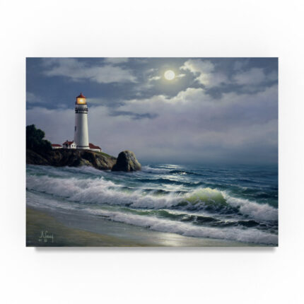 Anthony Casay ” Coastal Scene 3 ” by Anthony Casay Painting Print - Chic Decora