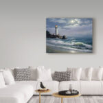 Anthony Casay " Coastal Scene 3 " by Anthony Casay Painting Print - Image 3
