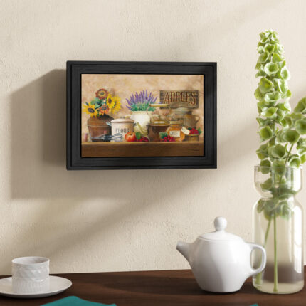 Antique Kitchen Framed Wall Art for Living Room, Home Wall Décor Framed Print by Ed Wargo - Chic Decora