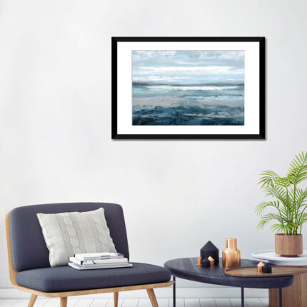 Aqua In Motion by Jake Messina – Gallery – Wrapped Canvas Giclee Print - Chic Decora