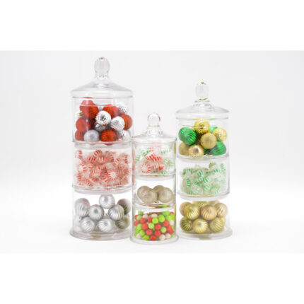 Aquilina Handmade Glass Apothecary Jar - Chic Decora