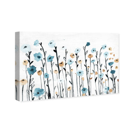 Ariaana ” Floral And Botanical Beautiful Growth, Cabin / Lodge Blue ” by Oliver Gal - Chic Decora