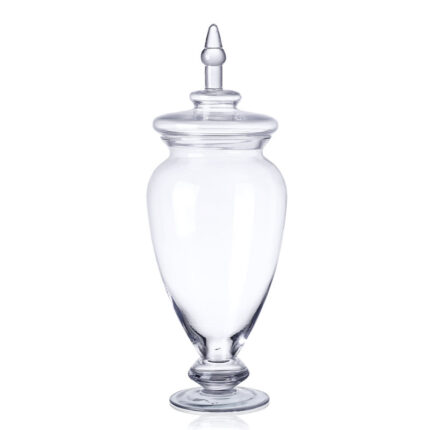 Arnoldsville Handmade Glass Apothecary Jar - Chic Decora